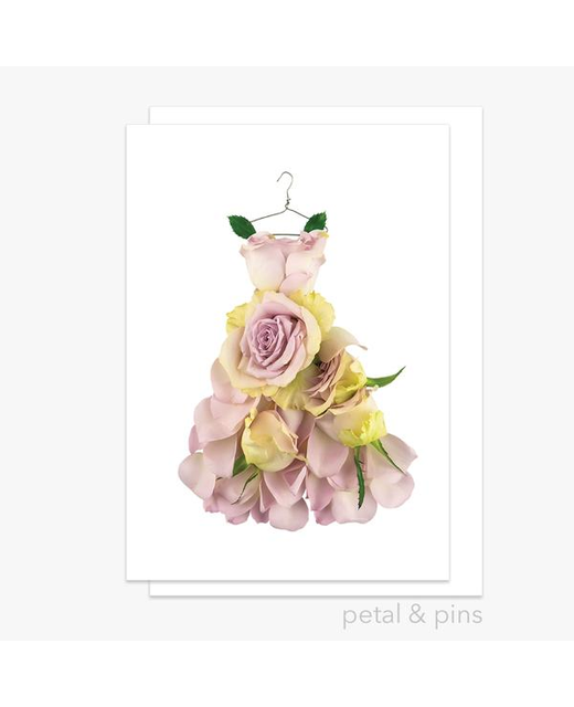 Rose Dress Card