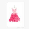 Pink Camellia Dress Card