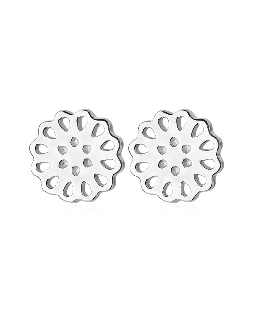 Lotus Stud Earrings