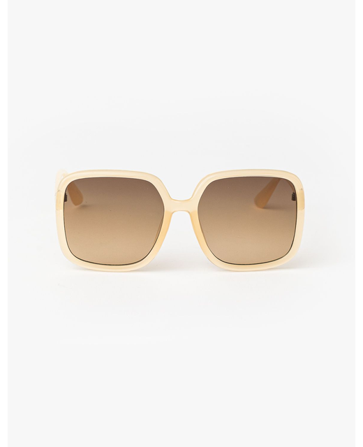 Blythe Cream Transparent Sunglasses