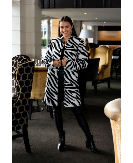 Shea Zebra Coat