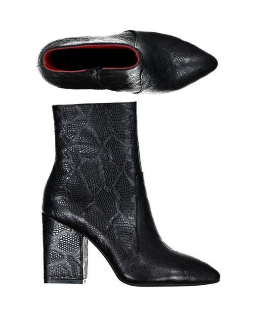 Enviable Boots - Embossed Python