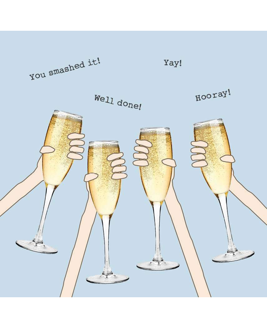 Rosie Made a Thing Well Done Cheers Card