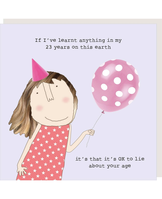 Lie About Age Card