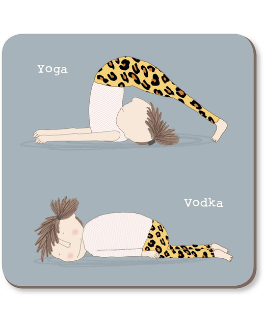 Yoga Vodka Coaster