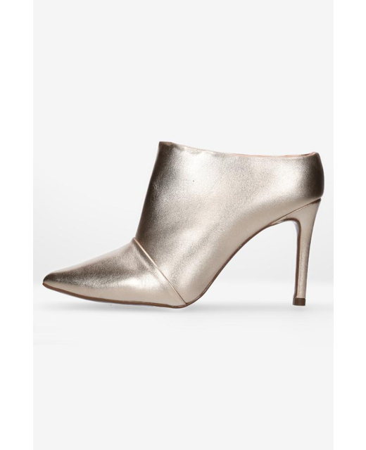 Penelope Metallic Gold Heels