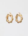 Twisty Gold Earrings