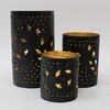 Lanterns Swirl Set of 3 - Black/Gold