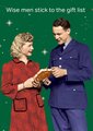 Gift List Card