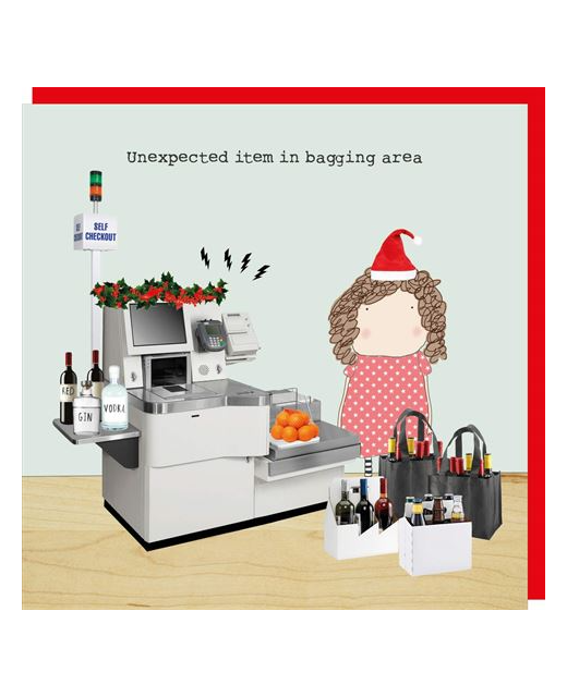 Bagging Area Christmas Card