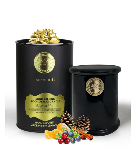 Long Burning Eco Soya Candle 250g - Christmas Pine