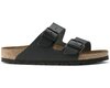 Birkenstock Arizona Smooth Leather Narrow Sandal - Black