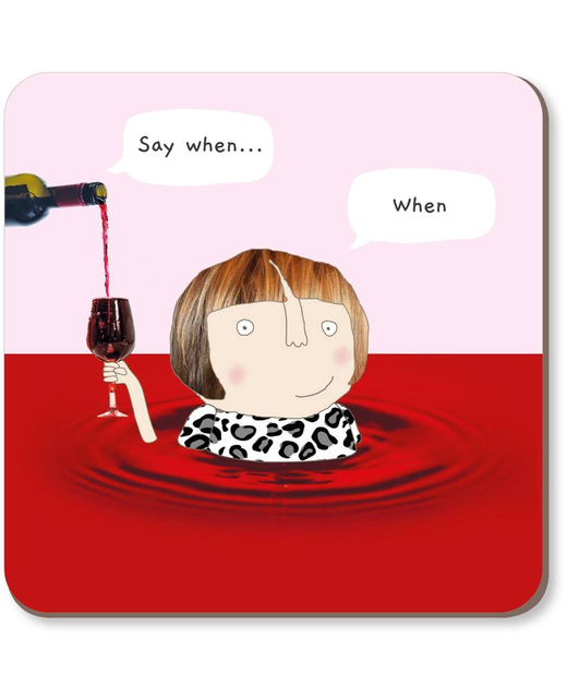 Wine When Coaster