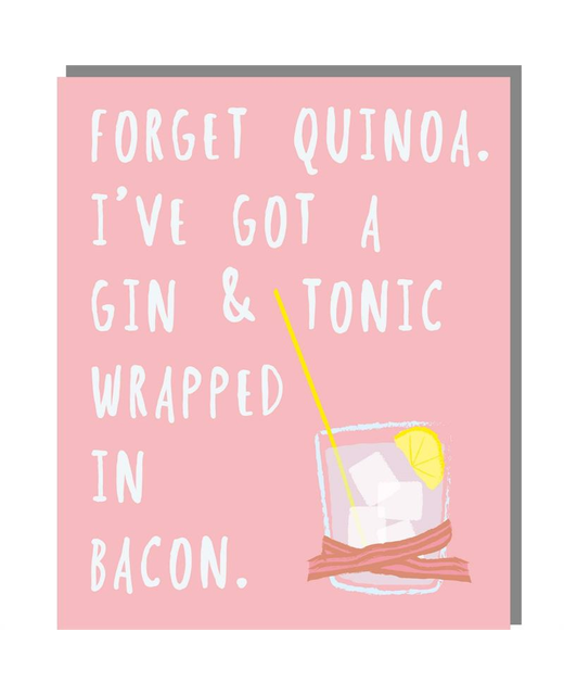 Gin & Bacon Mini Card