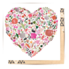 Floral Heart Tag