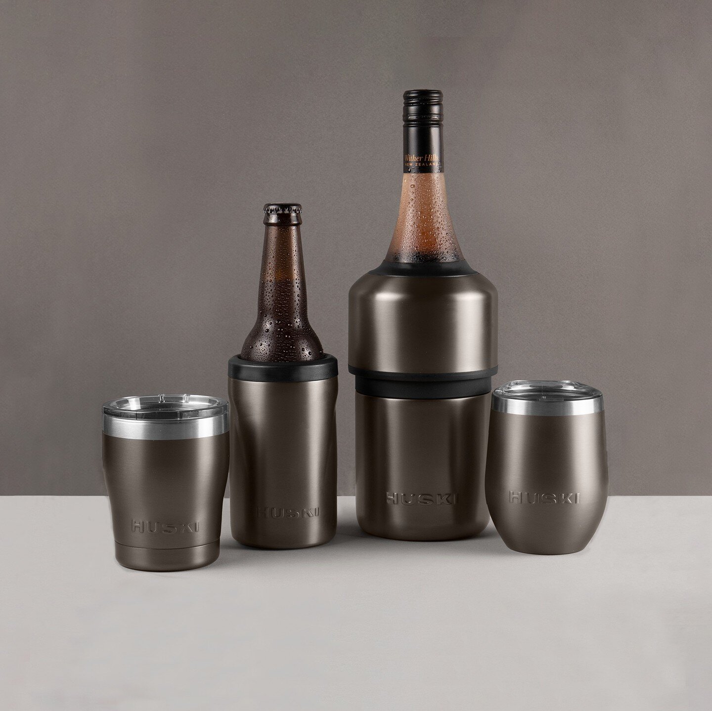 Huski Wine Cooler Carbon Grey BrandHuski Preview & District