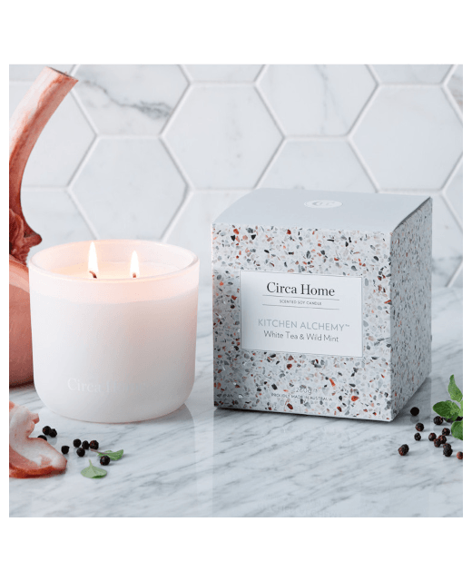 Candle 260g Kitchen Alchemy White Tea & Wild Mint HomewareCandles