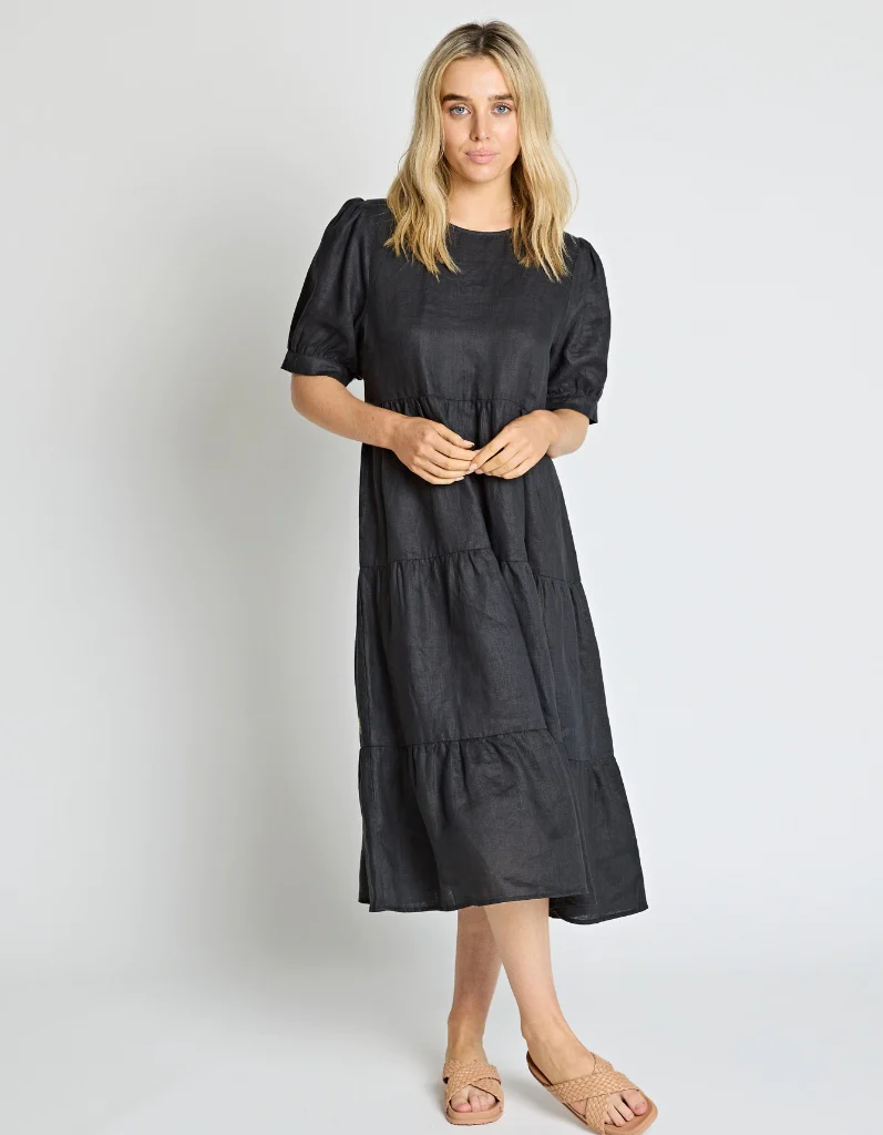 Corsica Dress - Black - Brand-Stella & Gemma Clothing : Preview ...