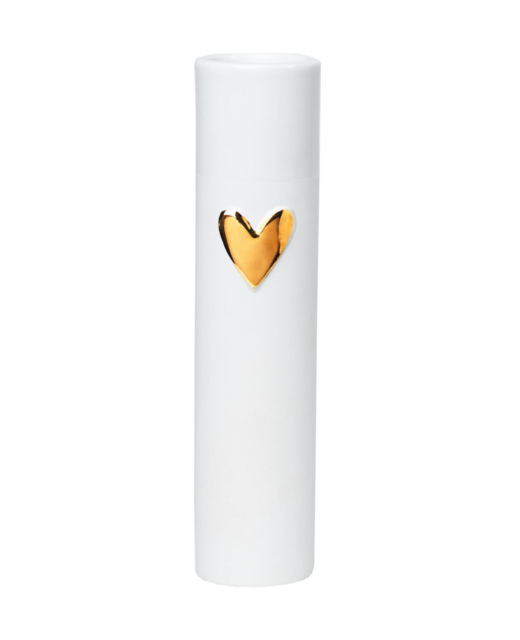 Gold Heart Vase