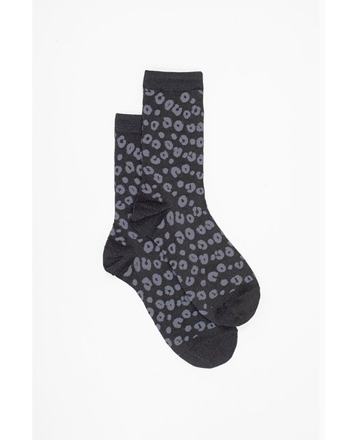 Lurex Cheetah Sock