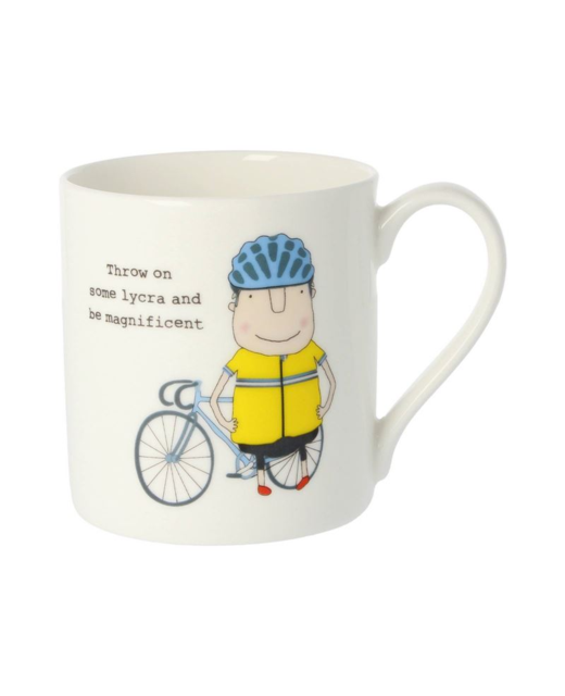 Rosie Made a Thing Lycra Be Magnificent Male Mug