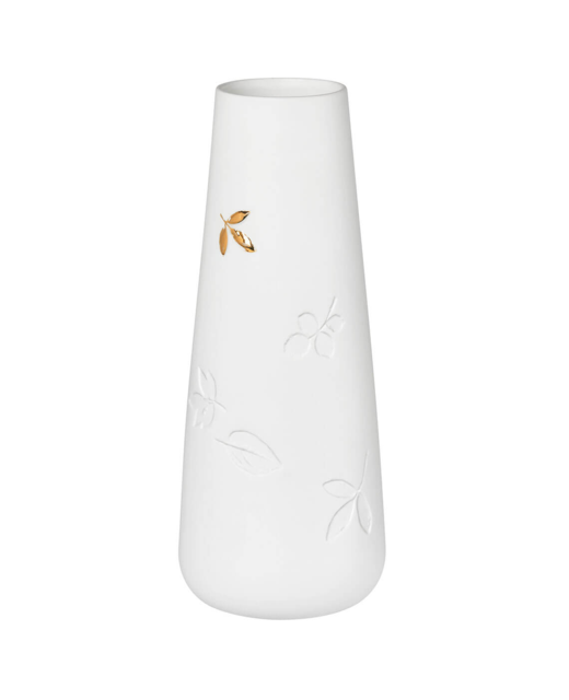 Golden Leaf Med Vase