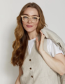 Stella + Gemma Fitzroy Cream Reader Glasses x 1.50