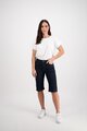 Straight Leg Contrast Stitch Denim Short