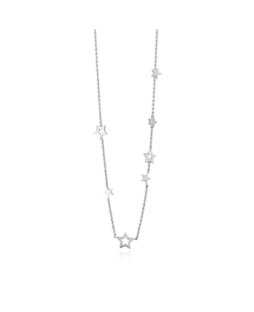 Boh Runga Stargazers Pendant - Silver 45cm