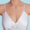 Boh Runga Stargazers Pendant - Silver 45cm