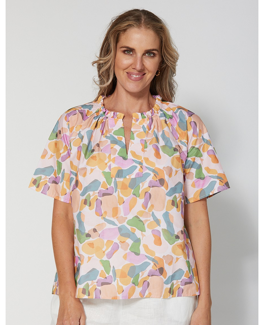 Stella + Gemma Pisa Shirt - Mosaic Jewel