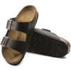 Birkenstock Arizona Smooth Leather Regular Sandal - Dark Brown