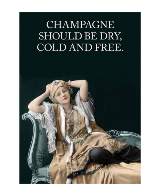 Champagne Should Be Free Card