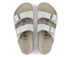 Birkenstock Arizona Smooth Leather Narrow Sandal - White