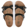 Birkenstock Franca Birkibuc Vegan Regular Sandals - Black