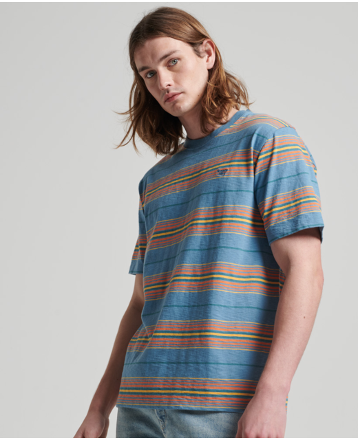 Superdry Vintage Textured Stripe Tee