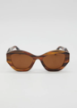 Stella + Gemma Thea Sunglasses - Zebra Brown