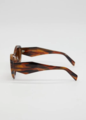 Stella + Gemma Thea Sunglasses - Zebra Brown