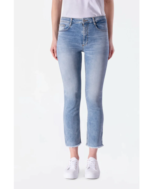 LTB Lynda HR Crop Flare Jean - Ennio Wash