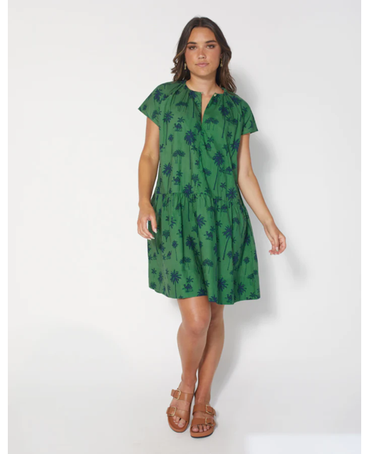 Dear Sutton Cosima Dress - Green Oasis