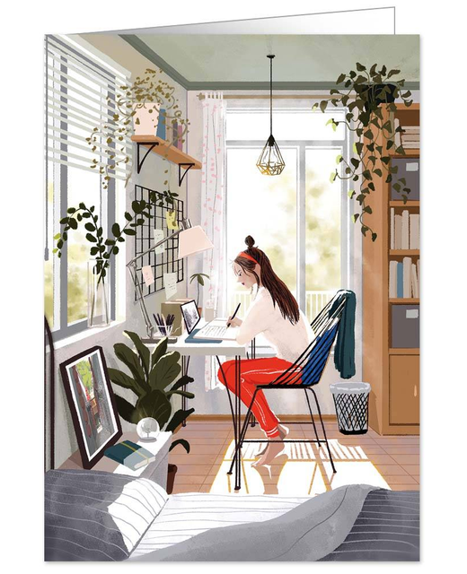 Livewires Working At Home Card