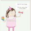 Rosie Made a Thing Fitness Cake Card