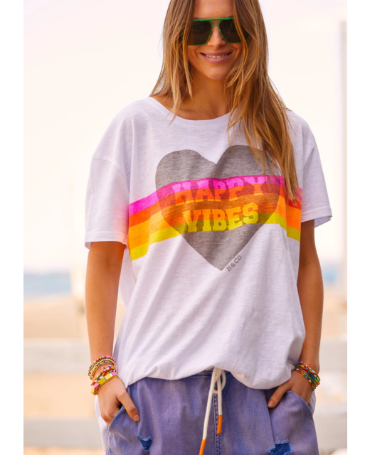 Hammill & Co Happy Vibes Vintage Tee
