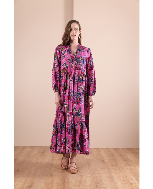 Foil Step The Tiers Dress