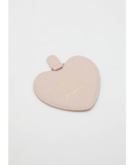 Stella + Gemma Heart Compact Mirror - Blush