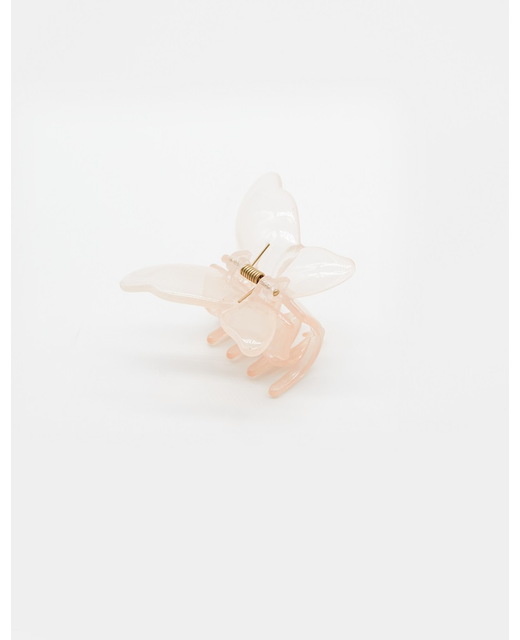 Stella + Gemma Hair Grip - Butterfly Transparent Pink