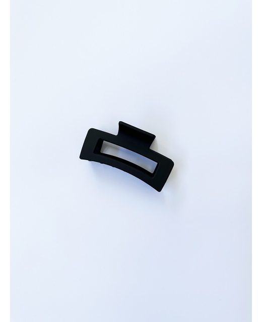 Stella + Gemma Rectangle Hair Grip - Black