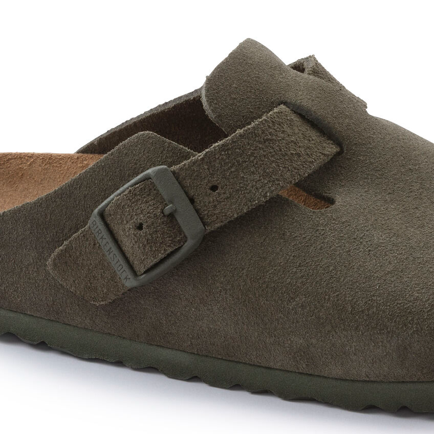 Birkenstock boston forest suede on sale