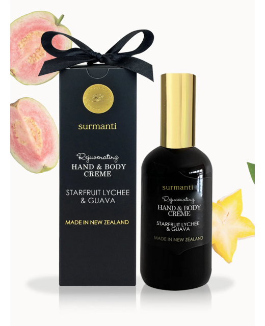 Surmanti Hand & Body Cream 120ml - Starfruit, Lychee & Guava
