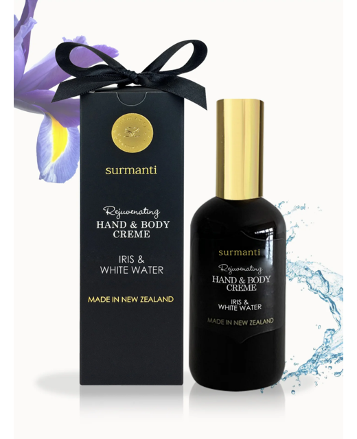 Surmanti Hand & Body Cream 120ml - Iris & White Water